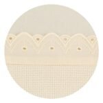 Canastilla en tela de pique lisa - Imagen 5