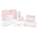 Canastilla en tela de pique lisa - Imagen 3