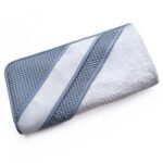 Capa de baño nido abeja malva y azul - Imagen 2