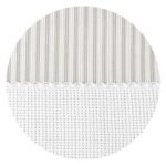 Conjunto canastilla rayas gris - Imagen 6