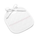 Pack baberos rosa y blanco - Imagen 2