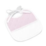 Pack baberos rosa y blanco - Imagen 3
